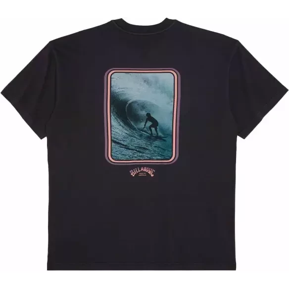 T-Shirt Van Billabong Collision Washed Black