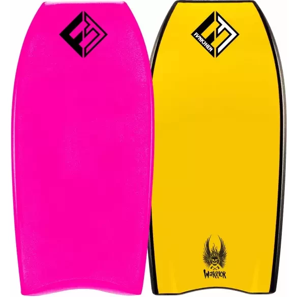 Prancha de bodyboard Funkshen Warrior ZED Core Pink/Yellow