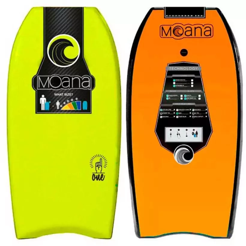 Planche de bodyboard Moanav One Yellow/Orange