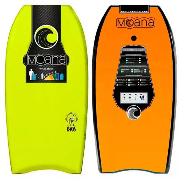 Planche de bodyboard Moanav One Yellow/Orange