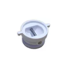 Plug de leash M-Fins para prancha de surf Diâmetro 25mm Branco