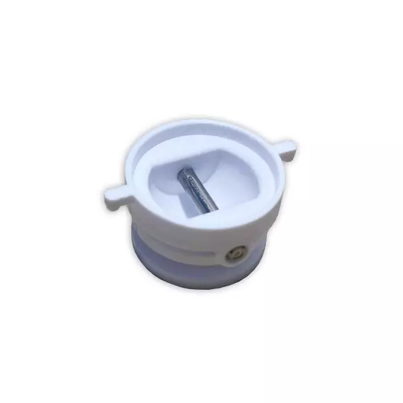 Plug de leash M-Fins para prancha de surf Diâmetro 25mm Branco