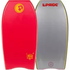 Planche de bodyboard Pride Stereo PE HD Red/Grey