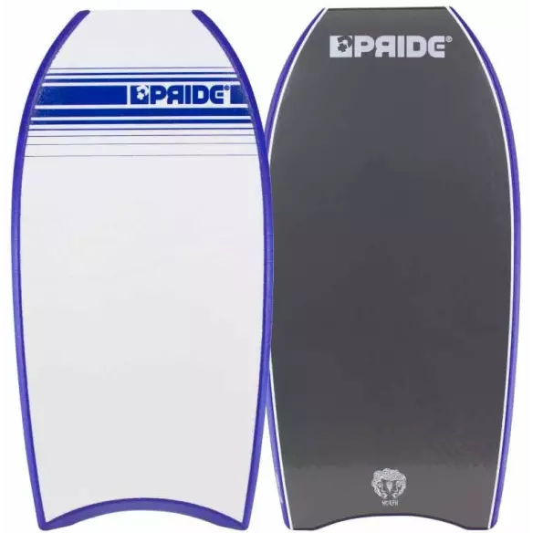 Planche de bodyboard Pride Morph PP+SNPP White/Metalic Dark Grey