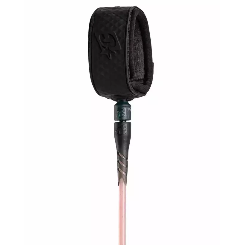 Creatures Reliance Pro Surfboard Leash Dirty Pink Speckle Black