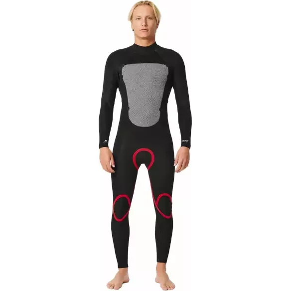 Muta surf Rip Curl Omega 4/3mm Black