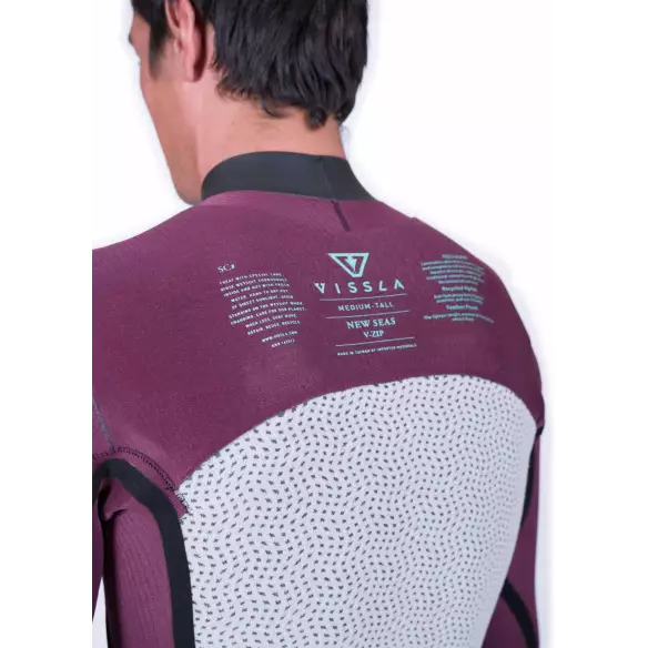Fato Surf Vissla New Seas 4/3mm Black