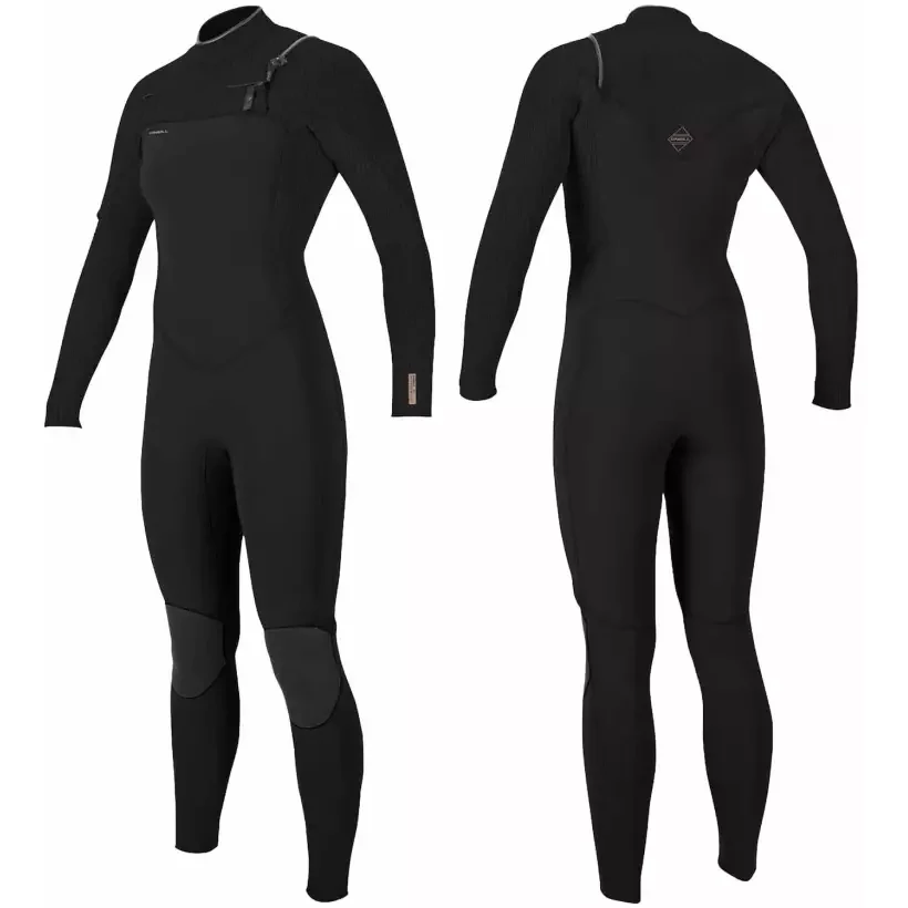 O'Neill Hyperfreak Women's 5/4mm+ CZ Wetsuit Black/Black