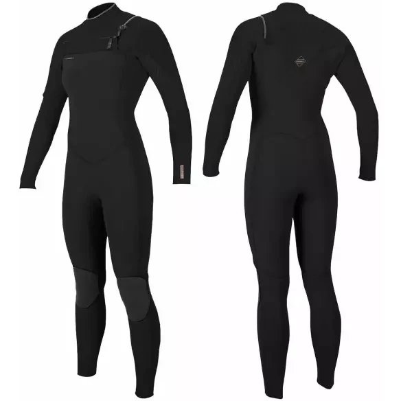 Combinaison en néoprène O'Neill Hyperfreak Femme 5/4mm+ CZ Noir/Noir