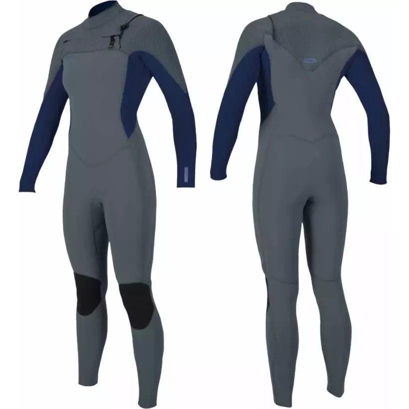 Fato de Neoprene O’Neill Hyperfreak Feminino 4/3mm+ CZ Shade/Navy
