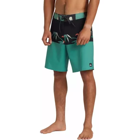 Quiksilver Surfsilk Panel Schwarzer Badeanzug