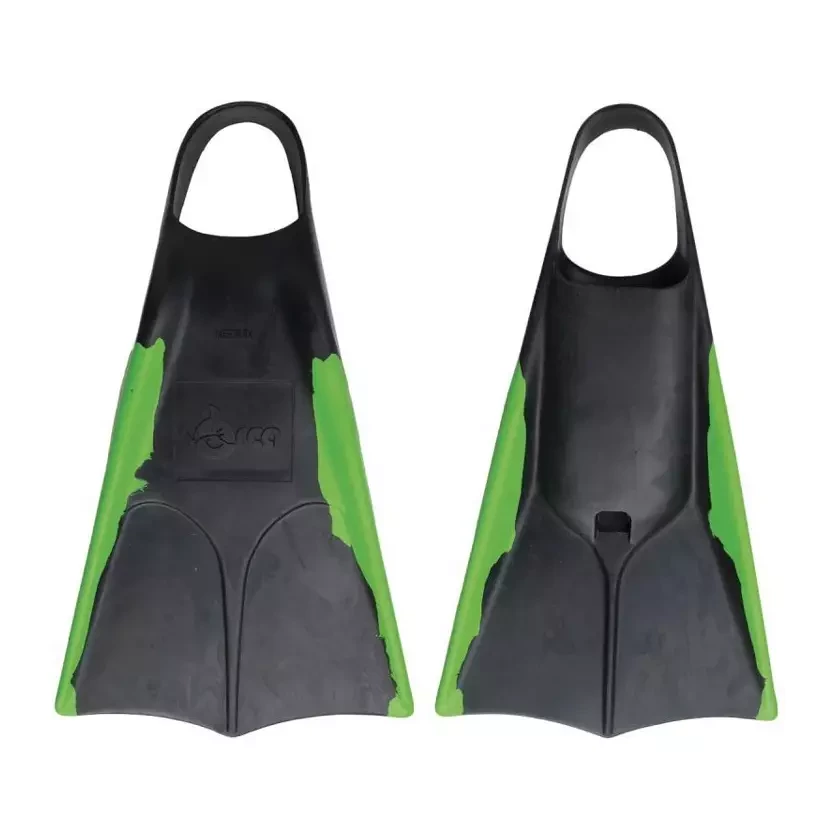 Pé de pato bodyboard Orca Black/Lime
