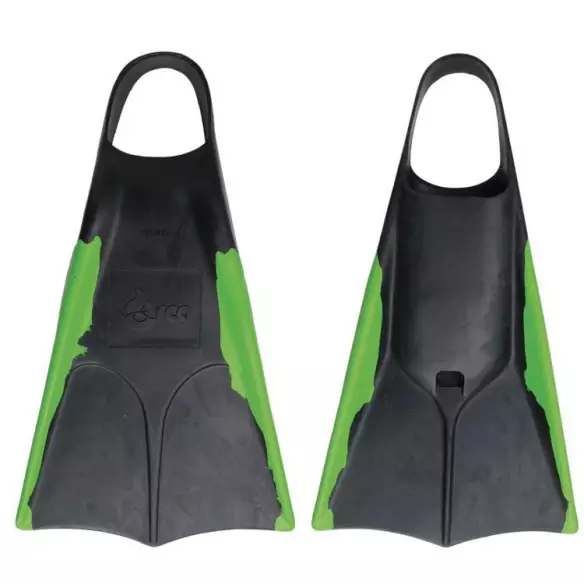 Pé de pato bodyboard Orca Black/Lime