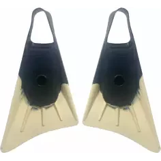 Stealth S1 Classic Bodyboard Fins Black/Sand 2