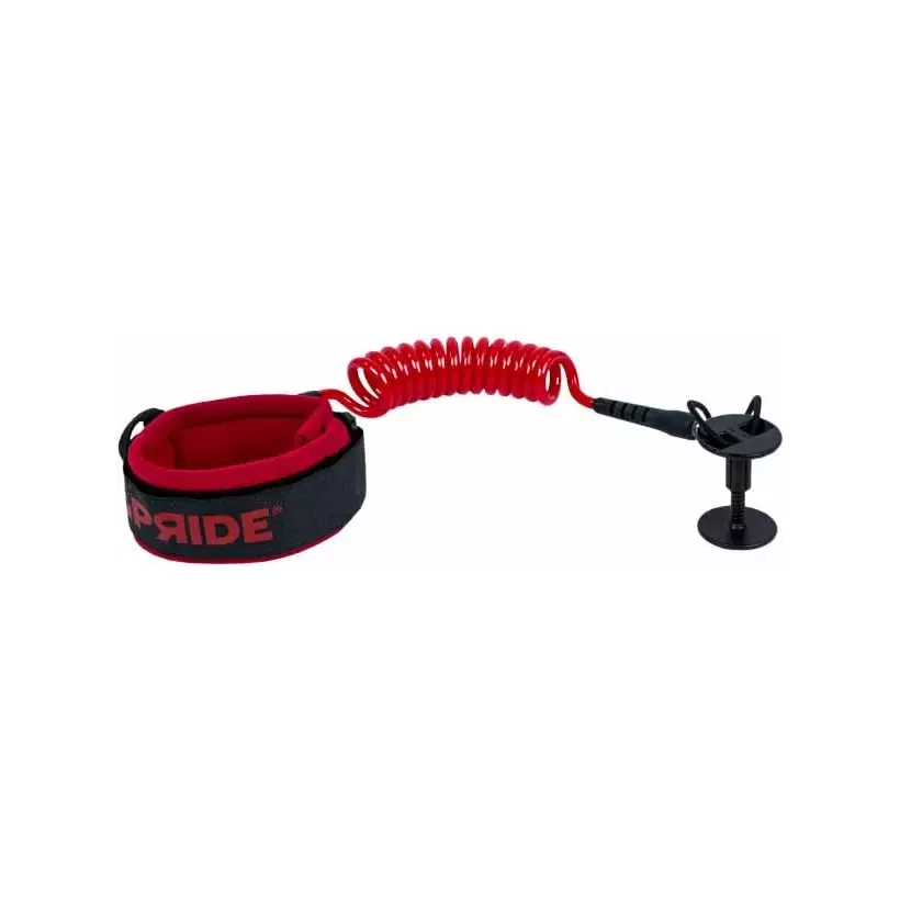 Leash de bodyboard Pride standard biceps Red