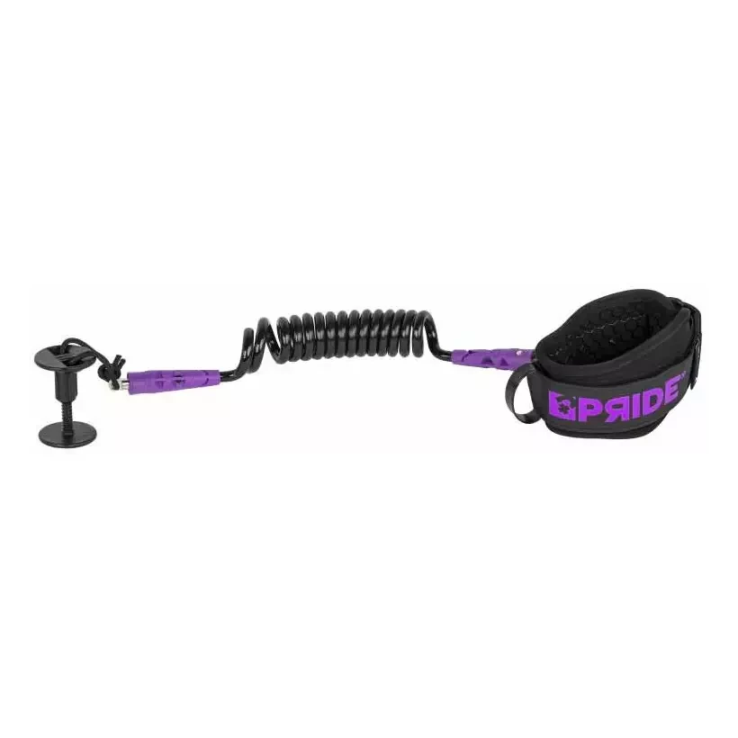 Leash de Bodyboard Pride Stretchfit biceps Purple 8mm