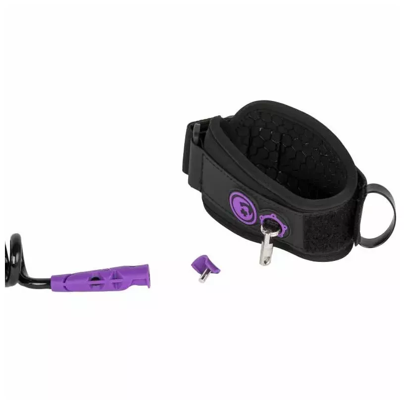 Leash de Bodyboard Pride Stretchfit biceps Purple 8mm