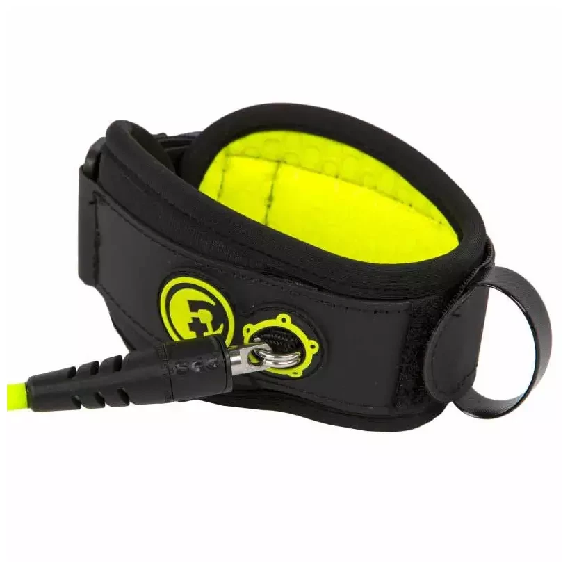 Leash de Bodyboard Pride Stretchfit biceps Black/Fluro Yellow