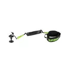 Leash de Bodyboard Pride Stretchfit biceps Black/Fluro Yellow