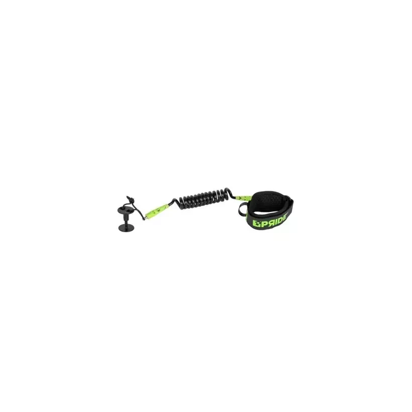 Leash de Bodyboard Pride Stretchfit biceps Black/Fluro Yellow