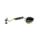 Leash de Bodyboard Pride Stretchfit biceps Black/Fluro Yellow