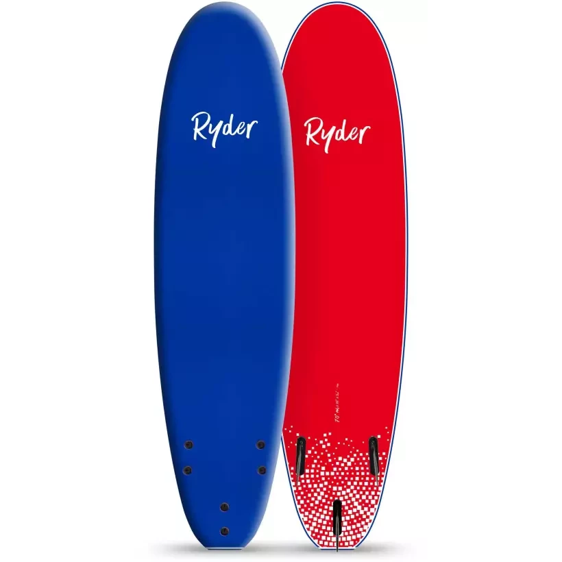 Surfbrett softboard Ryder Mal Midnight Blue/Red