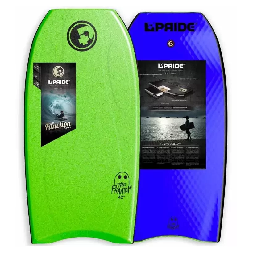 Prancha de bodyboard Pride Phantom Contoured Lime Green/Blue