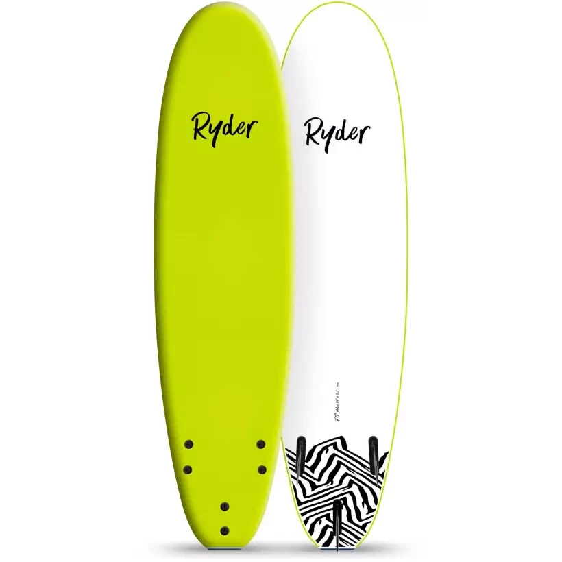 Tavola da surf softboard Ryder Mal Electric Lemon