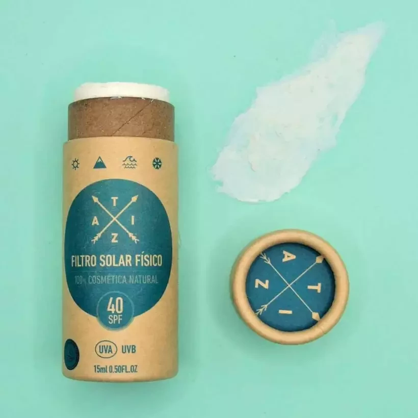Stick solaire Tiza Naturel Blanc