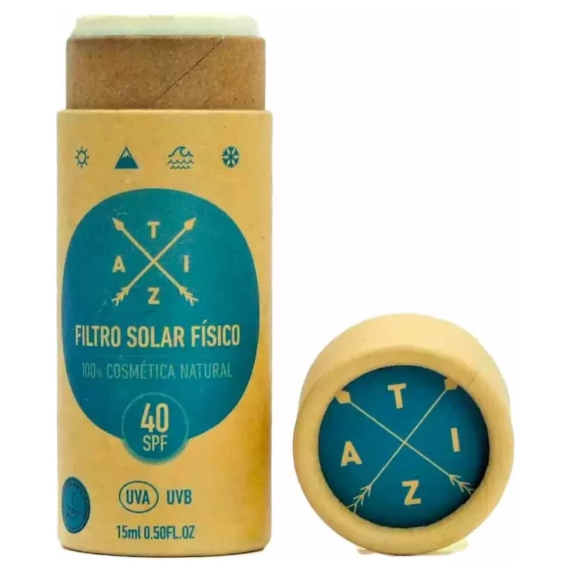 Stick solaire Tiza Naturel Blanc