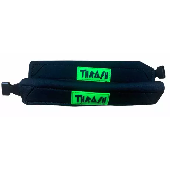 Sujeta aletas Thrash Heel Pad Black/Green