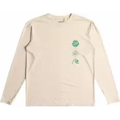 quiksilver Coastal Run oyster white T-shirt