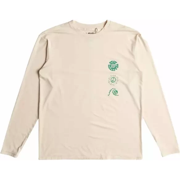 Maglietta quiksilver Coastal Run oyster white