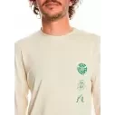 Maglietta quiksilver Coastal Run oyster white