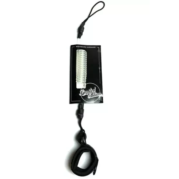 Leash de bodyboard Limited Edition Basic wirst Clear