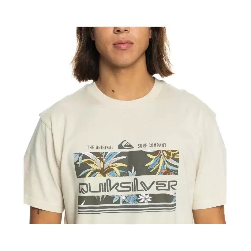 T-shirt Quiksilver Tropical Rainbow beige