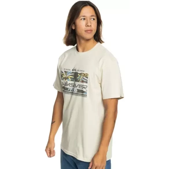 Camiseta quiksilver Tropical Rainbow beige
