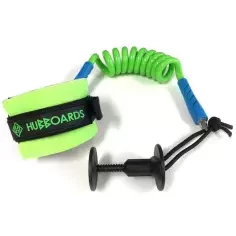 Leash bodyboard Hubboards Comp wrist Green