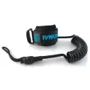 Funkshen Single Swivel Wrist Bodyboard leash Black/Blue
