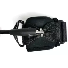 Leash de bodyboard Funkshen Single Swivel Wrist Black/Blue 2