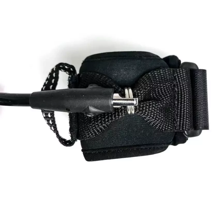 Leash de bodyboard Funkshen Single Swivel Wrist Black/Blue