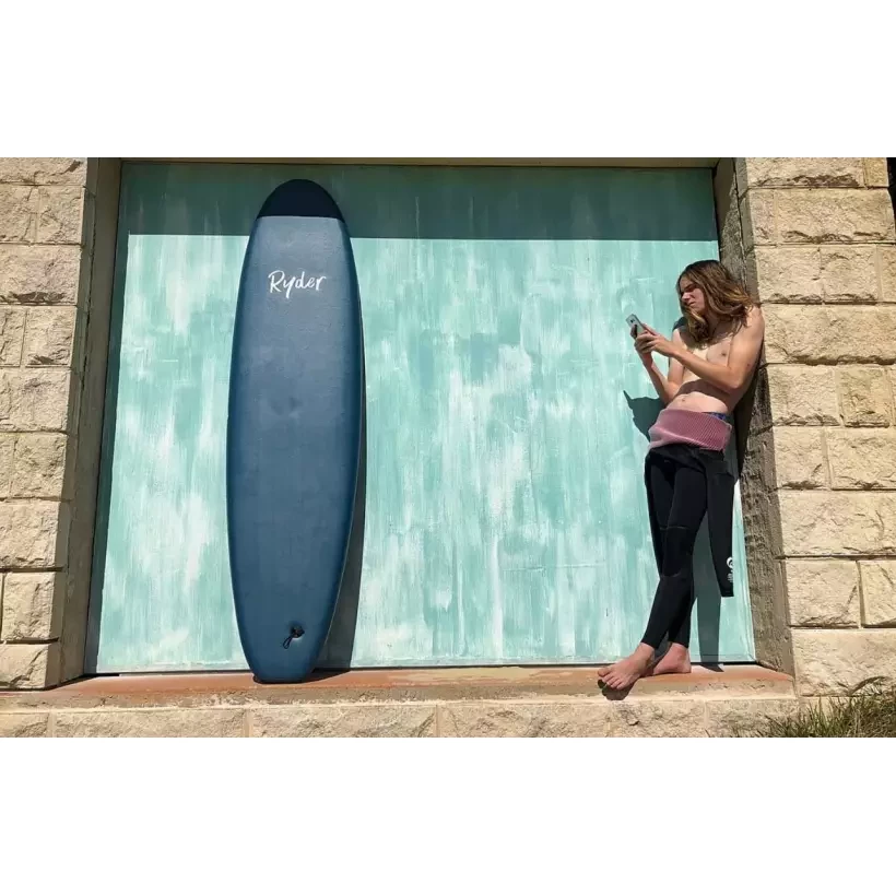 Tabla de surf softboard Ryder Mal Blue/Lime