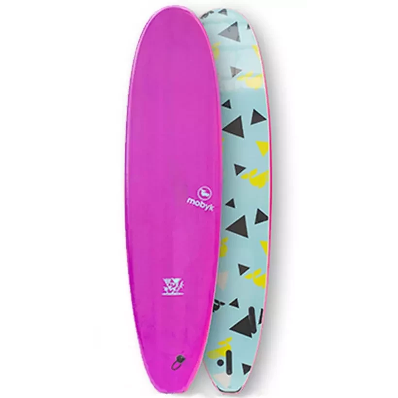 Tabla de surf softboard Mobyk Classic Long Violet Jade
