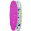 Prancha de surf softboard Mobyk Classic Long Violet Jade