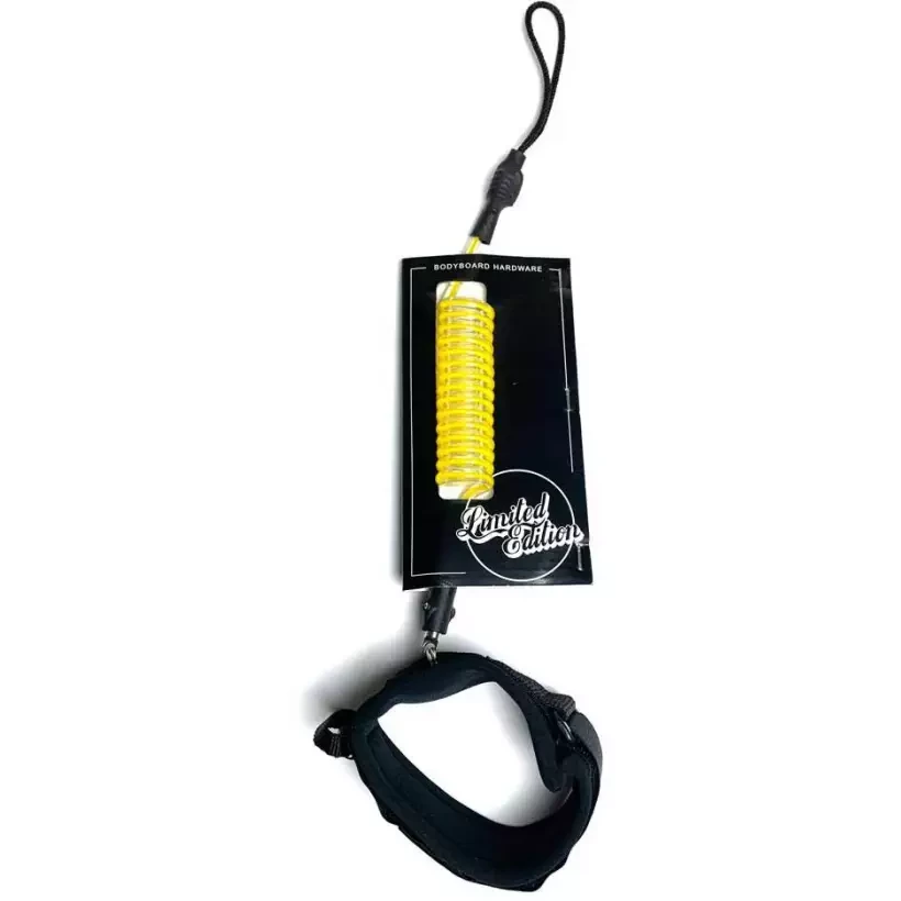 Limited Edition biceps Bodyboard leash Yellow