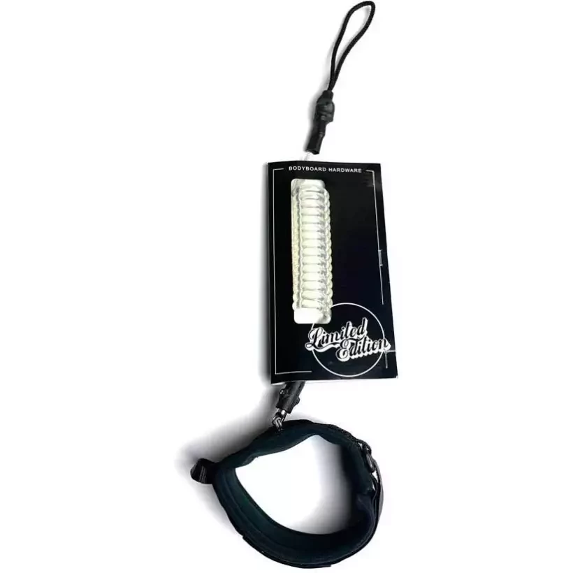 Leash de bodyboard Limited Edition biceps Clear