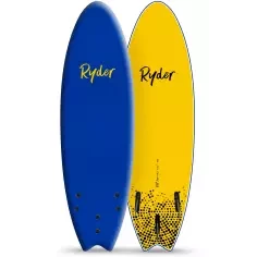 Planche de surf softboard Ryder Fish Blue/Yellow