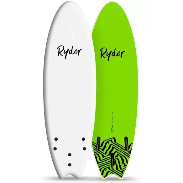 Planche de surf softboard Ryder Fish White