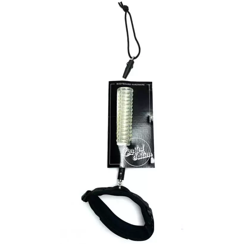 Leash bodyboard Limited Edition Pro biceps Clear