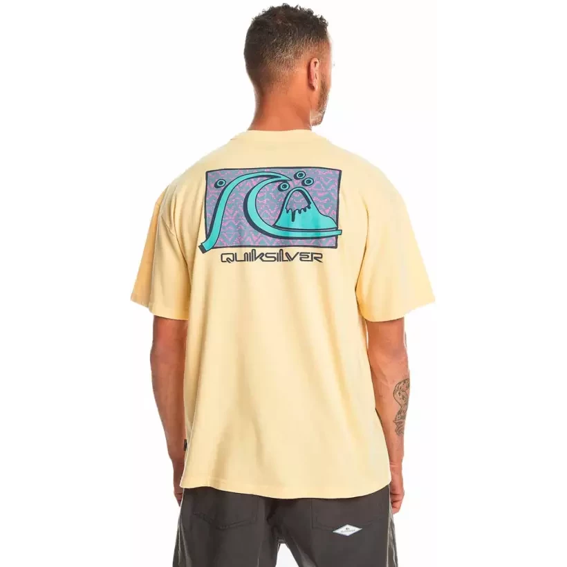 Tee Shirt quiksilver Take Us Back mellow yellow